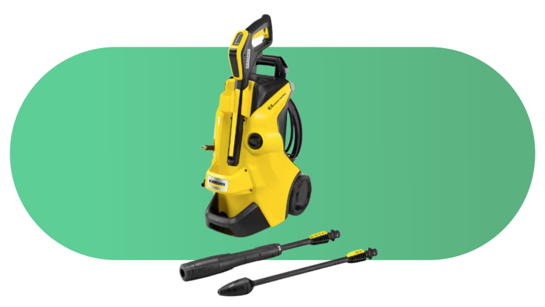 Product shot of the  Karcher K4 Power Control power washer.