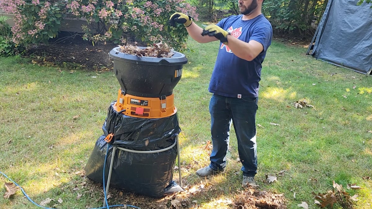 Worx Electric Leaf Mulcher review Simplify bagging leaves this autumn