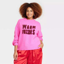 Product image of A New Day Women’s Crewneck Warm Fuzzies Sweater
