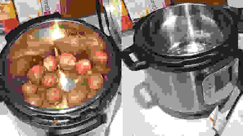 Dirty vs. clean instant pot