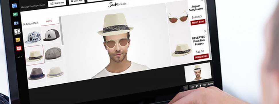 JACKcessories is a first stab at a new way of trying on clothes—online.