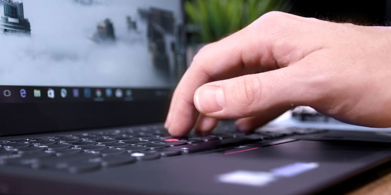 With an excellent trackpad and the ThinkPad trackpoint, you always have options for mousing around.