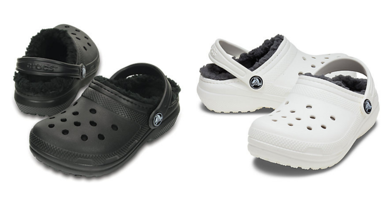 Kids' lined clogs