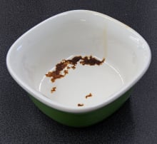 KitchenAid KDFE104DSS—Cheese Stain