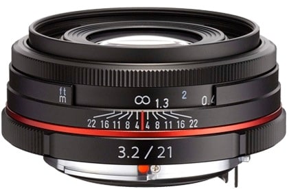 Product Image - Pentax HD Pentax DA 21mm f/3.2 AL Limited