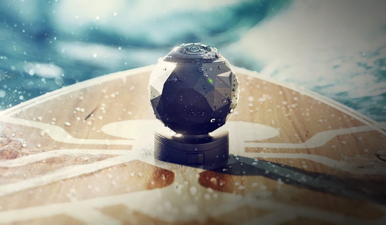 The 360fly is a beautifully designed waterproof camera that can record seamless 360-degree video.