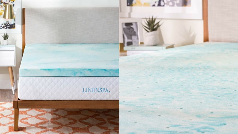 LinenSpa Memory Foam Mattress Topper