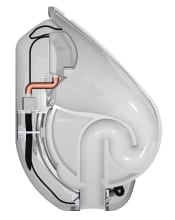 Iota Folding Toilet Cross Section