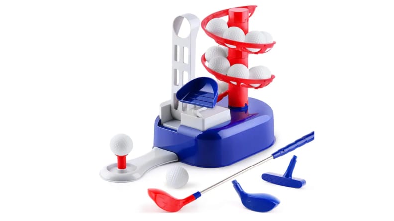 A home golf set.