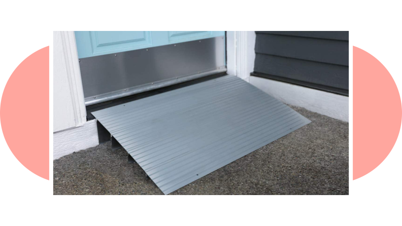 Product shot of the EZ-Access Transitions Modular Aluminum Entry Ramp.