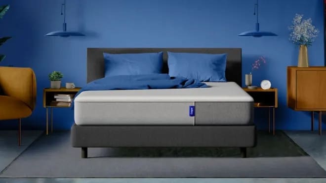 Casper mattress in a bedroom setup.