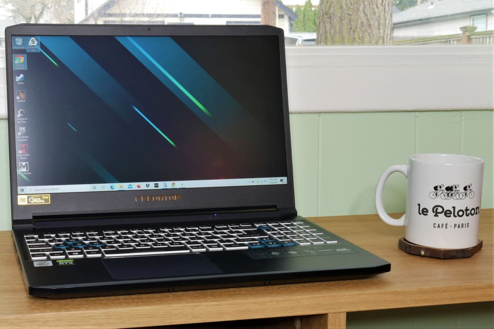 A photo of the Acer Predator Triton 300 gaming laptop