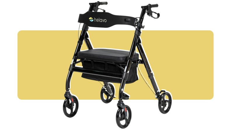 A bariatric Helavo H1050 rollator