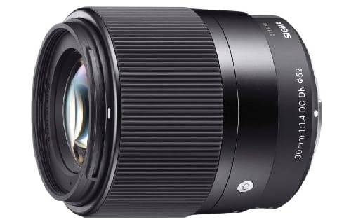 A manufacturer render of the Sigma 30mm F1.4 DC DN Contemporary.