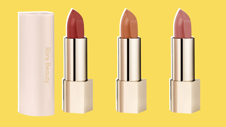 3 tubes of neutral lipsticks