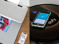 HP Tango Smart Printer and the Eufy BoostIQ RoboVac 30C