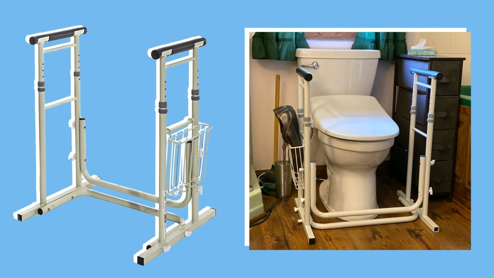 Essential Bath Safety Stand Alone Toilet Rails