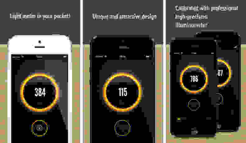 Light Meter app