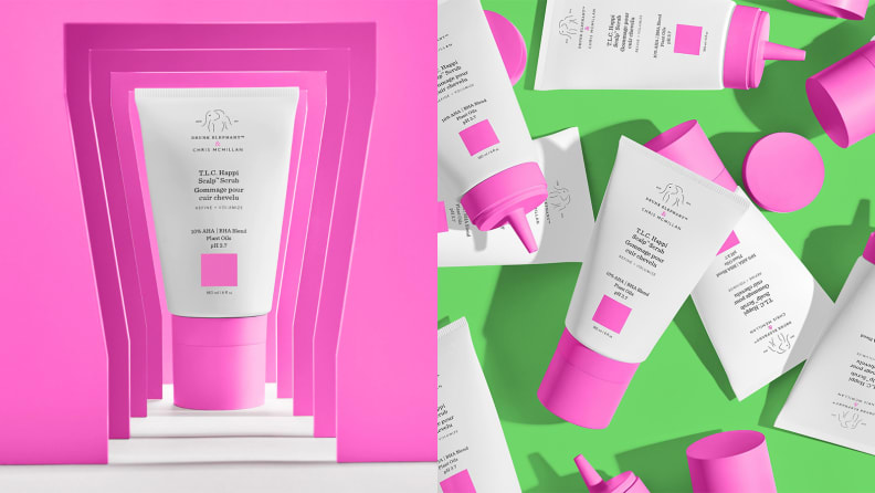 The Drunk Elephant T.L.C. Happi Scalp Scrub.