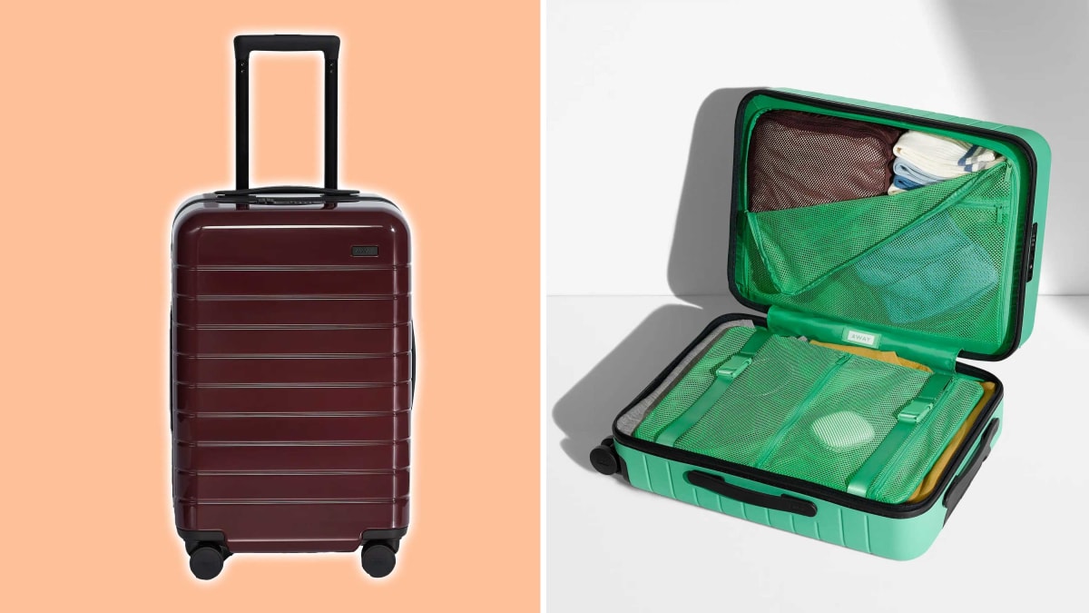 Green away suitcase 2025
