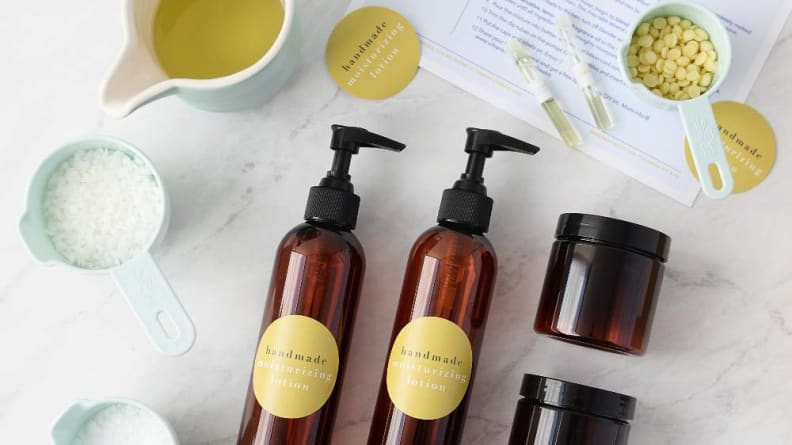 Homemade lotion is the perfect gift for someone's birthday!