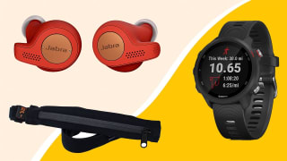 A preview at the best gifts for runners, including headphones, a GPS watch, and a fanny pack.