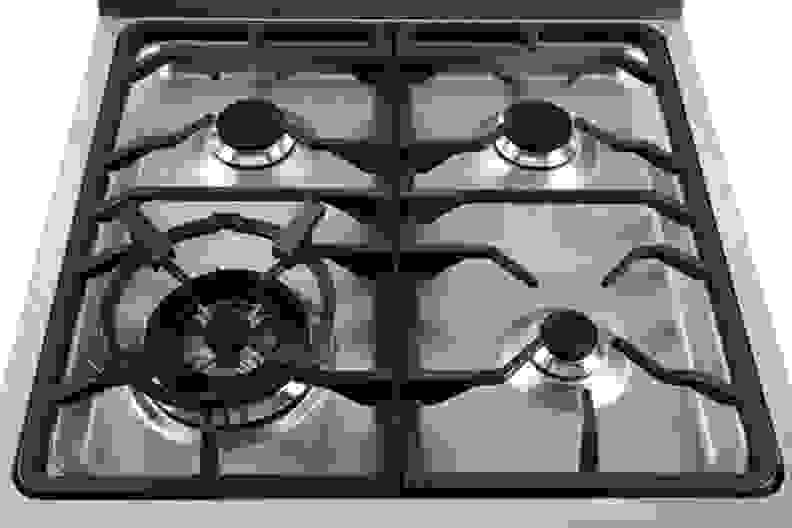 rangetop, burners, grates