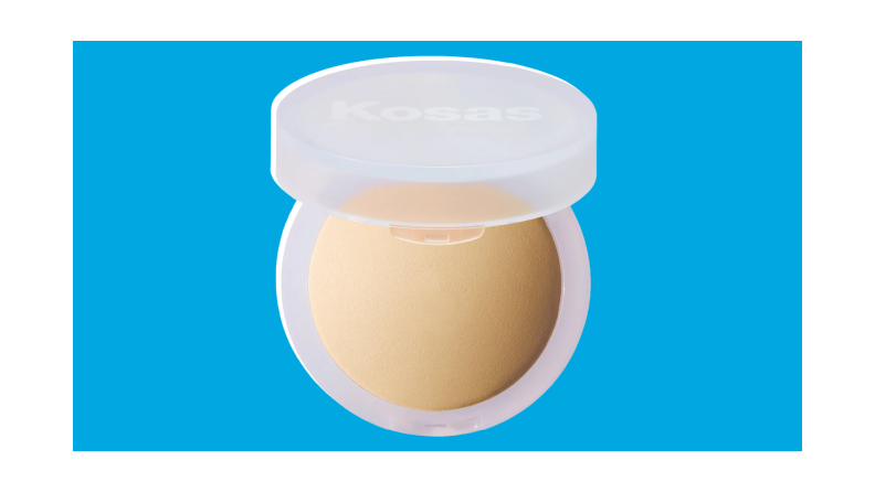 Single cream colored Kosas Cloud Set Baked Setting & Smoothing Talc-Free Vegan Powder.