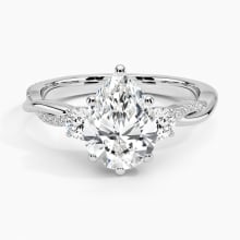 Product image of  Petite Twisted Vine Three-Stone Diamond Engagement Ring