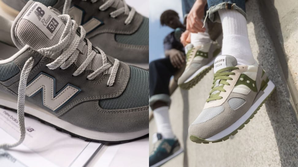 bijvoeglijk naamwoord stijfheid hoekpunt New Balance 574 vs. Saucony Shadow: Which retro sneaker is better? -  Reviewed