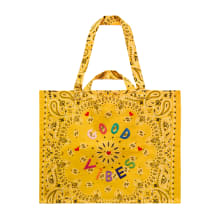 Product image of Call It By Your Name Maxi Cabas embroidered reversible paisley-print cotton tote