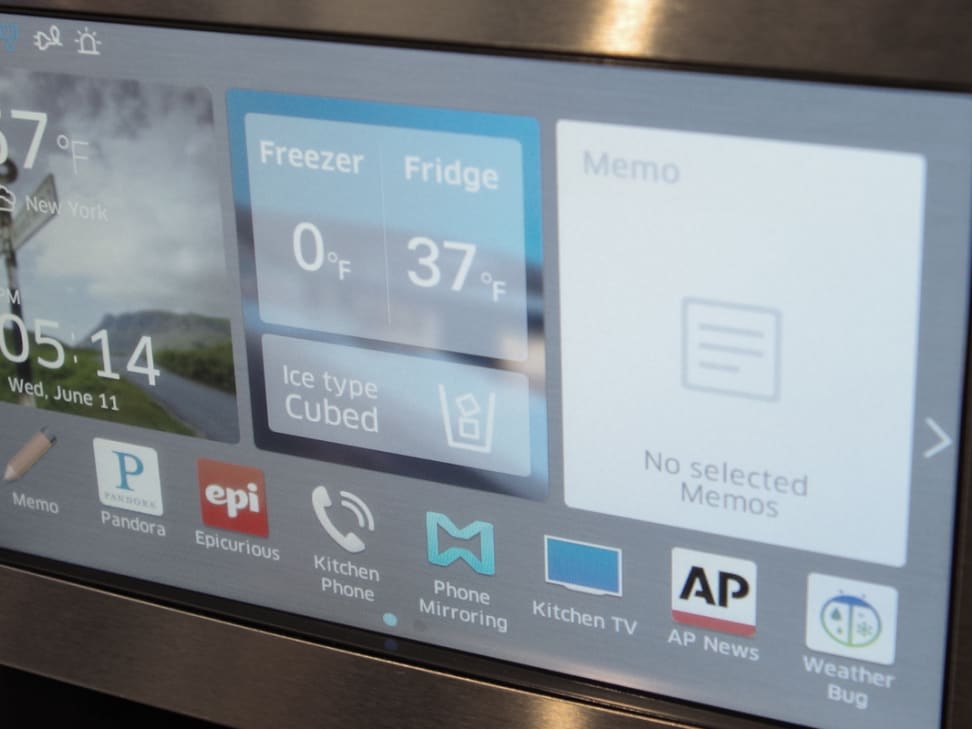 Samsung fridge hotsell tv mirroring
