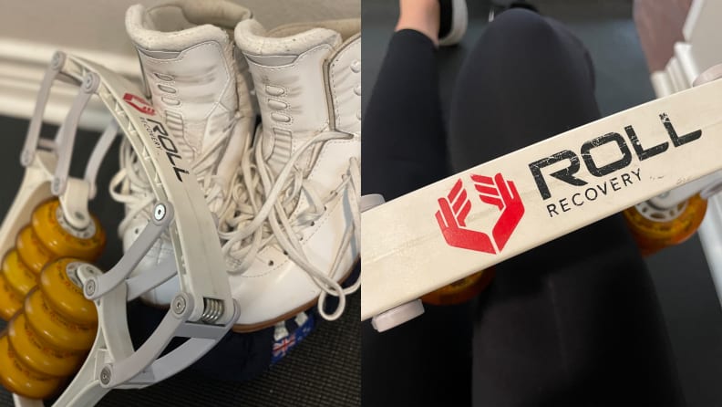roll recovery next to figure skates