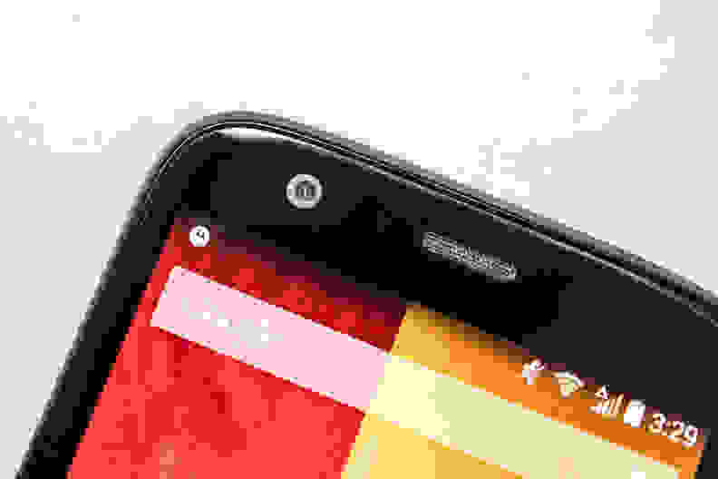 A photo of the Motorola Moto G with 4G LTE's front camera.