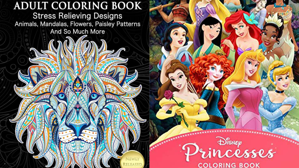 10 best-selling kids' and adult coloring books for as little as $4