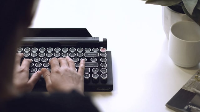 Typewriter-style keyboard