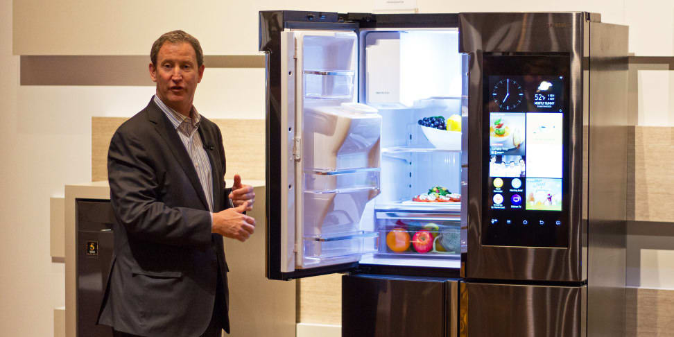 Samsung HA head John Herrington introduces the original Family Hub refrigerator