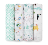 Product image of Aden + Anais 47" Classic Swaddle Set 4-Pack