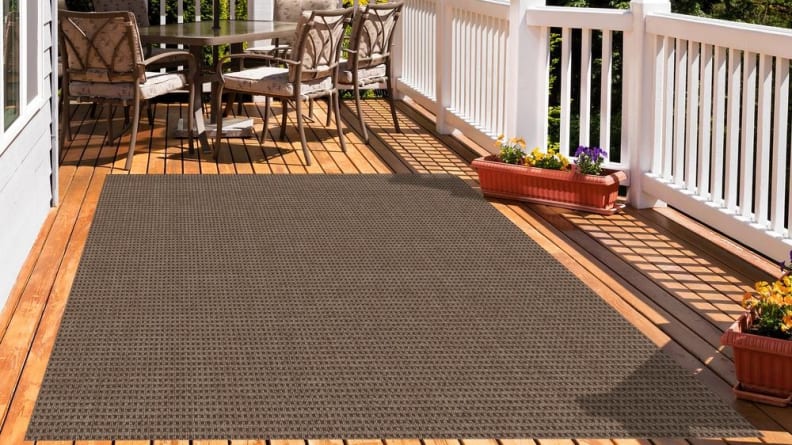 This simple rug is an unbeatable value.