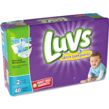 Product image of Luvs Ultra Leakguards Disposable Baby Diapers (40-count)