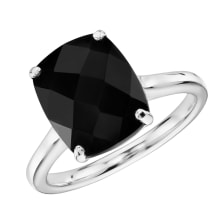 Product image of Black Onyx Cushion Cocktail Ring