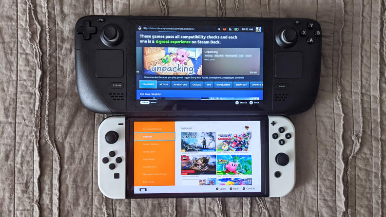 Steam Deck Vs. Switch: Which Handheld Gaming System Should You Buy?