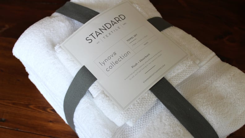 Standard Textile Hotel Luxury Lynova 100% Cotton, White, Bath Towel - Set  of 2