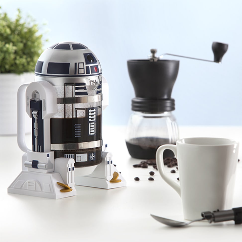 This R2-D2 coffee press will fix your broken motivator in no time.