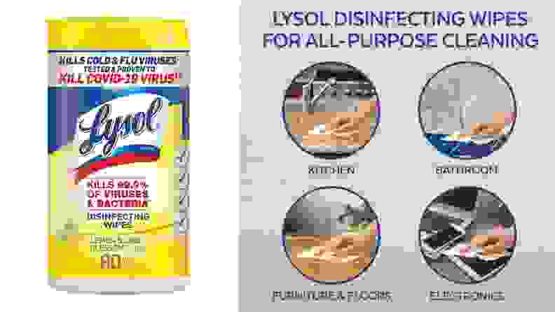 Lysol Wipes Clean Dorm Essentials