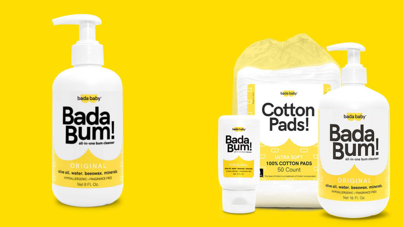 Skip the wipes and use Bada Bum! instead.