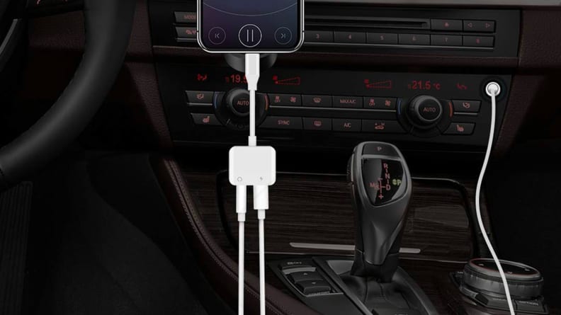 The iNassen Lightning Audio Headphone Adapter +Charger to 3.5mm for Apple iPhone