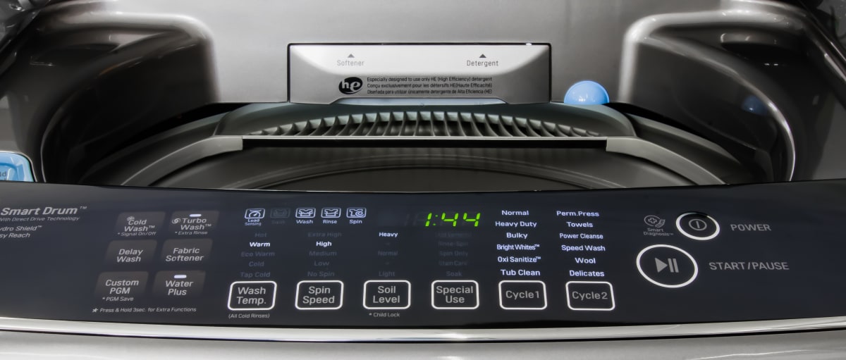Lg top load 10kg washing machine on sale