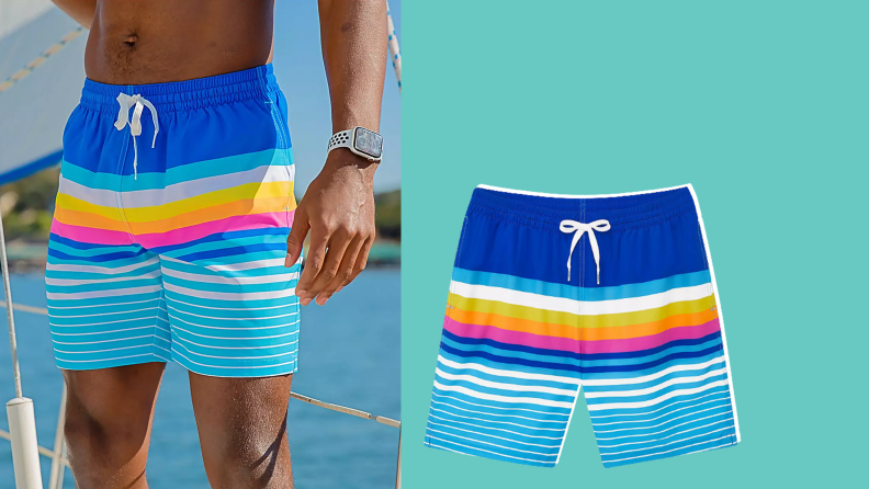 Best gifts for dads: Chubbies Men’s Newports stretch swim trunks