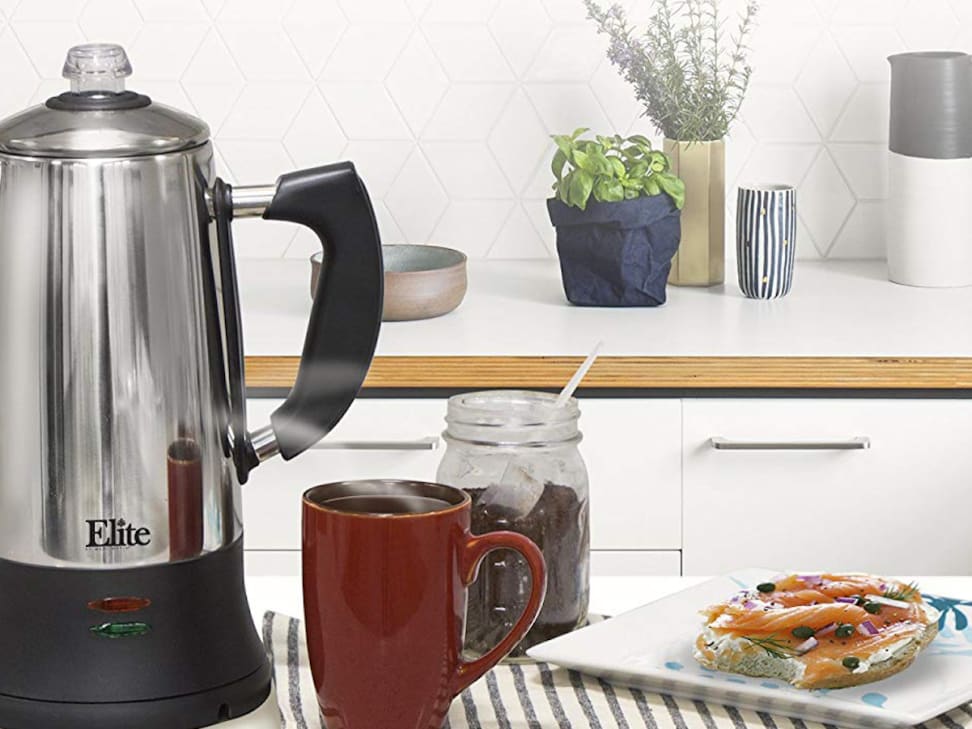  Farberware 12-Cup Electric Percolator Coffee Pot, Premium  Stainless Steel, FCP412: Electric Coffee Percolators: Home & Kitchen